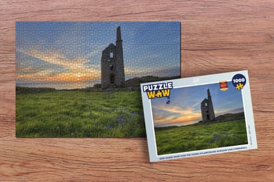Puzzel Een oude mijn van tin voor Atlantische Oceaan van Cornwall - Legpuzzel - Puzzel 1000 stukjes volwassenen
