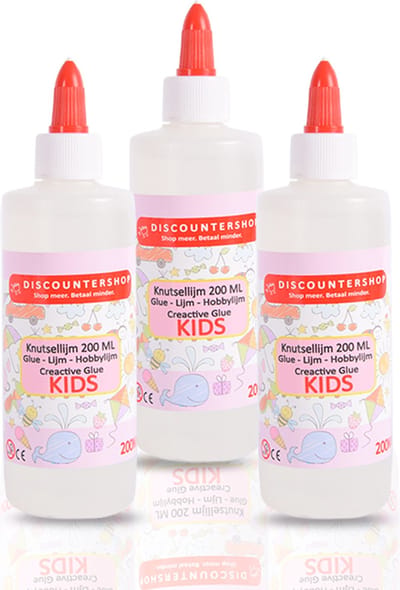 Knutsellijm 200ml per tube 3 stuks - in totaal 600ml - Lijm - All purpose glue - Glue - Kinderlijm - Knutselen - Goedkope knutsellijm - Doorzichtige knutsellijm - Knutsellijm 600 ml - Lijm - All purpose glue - Kinderlijm - Knutselen