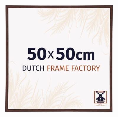 Fotolijst 50x50 cm - Kunststof - Bruin - Angers