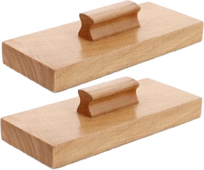 Zandblokken Instrument - Ritme Speelgoed - Muzikaal Spel - Kindveilig Hout - 12.8x5.5x3.1CM - Lichtbruin