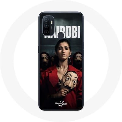Oppo A53 hoesje La casa de papel Nairobi Seizoen 4