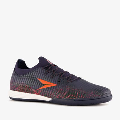 Dutchy IC heren voetbalschoenen blauw oranje - Maat 40 - Uitneembare zool