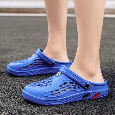Grote Maten 47 48 49 Heren Zomer Klompen Sandalen EVA Slippers Heren en Dames Tuinschoenen Strandsandalen Koppels Buiten Huis Slides 37 blue