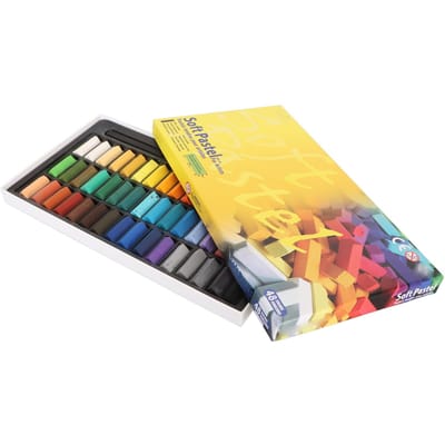 Zachte Pastelkrijt 48 Kleuren Lichtbestendig Zacht Droog Pastelkrijt voor Knutselprojecten Tekenen Mengen Lagen Aanbrengen Schaduwen