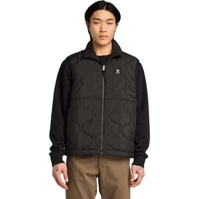 Timberland Newton Reversible High Pile Fleece Vest Black Taglia: S | Giacche senza maniche Outlet | Uomo | Nero