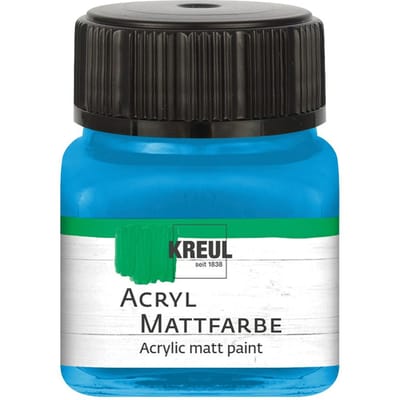 KREUL acryl matte verf, 20 ml - Lichtblauw