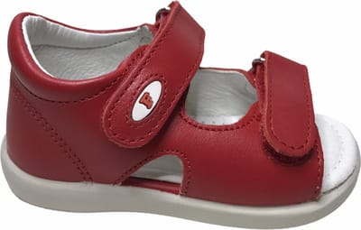 Falcotto velcro effen lederen sandalen New River Rood mt 20