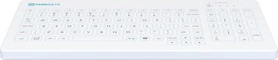 Purekeys Hygiënisch Bedraad Toetsenbord wit