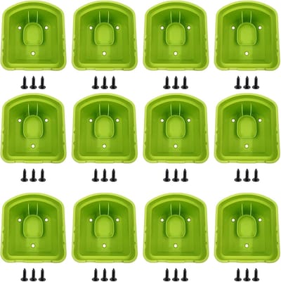 Batterijhouders - Accu Opslag - Werkplaats Organiseren - Herbruikbaar Ontwerp - 7x6x8 cm - Groen