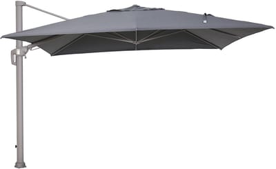 Garden Impressions Hawaii Big Pole II zweefparasol 350x350 cm – frame taupe – doek antraciet