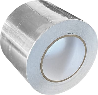 Kortpack - Aluminium Tape 100mm breed x 50mtr lang - 1 rol - Hittebestendig - Water- en Dampdicht - Afdichtingstape - Plakband - (020.0211)