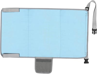 Vliegtuig Bed Baby - Reis Hangmat - Comfortabel Reizen - Verstelbare Band - 79 x 44 cm - Hemelsblauw
