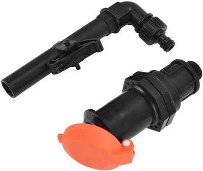 Dailygoods- Waterinlaat Connector Lekvrij - Tuinslang Koppeling - Snelkoppeling - Afneembare Waterstopfitting - ABS Kunststof - Corrosiebestendig - Tuinslangkoppeling