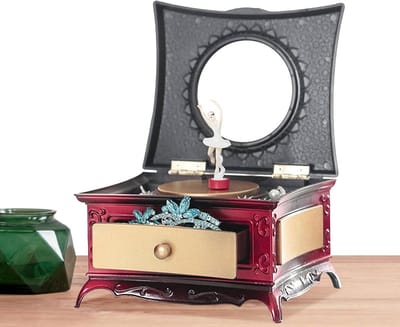 Ballerina Sieraden Organizer - Muzikale Sieraden Doos - Sieraden Opbergen - Dansende Ballerina Figuur