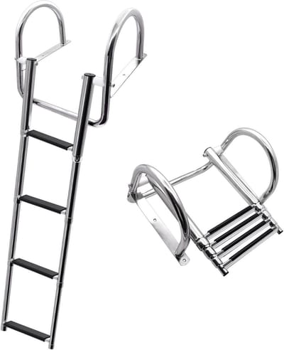 ZMR® Zwembadtrap - Zwembad Trap - Inbouwzwembad - Zilver - 40cm x 133cm x 115cm