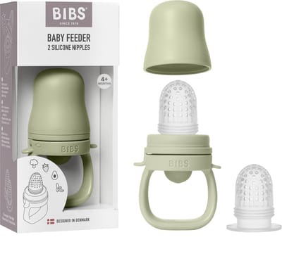 BIBS Babyvoeder - 4+ mnd - tandjes & zelf eten - Sage