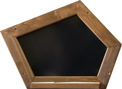AXI Krijtbord Crooked in bruin van hout - Accessoire voor Speelhuis of Speeltoestel