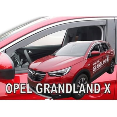 Déflecteurs d'air - J&J AUTOMOTIVE - Opel Grandland X - Fumé - Acrylique renforcé - Installation facile