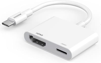 4K USB-C naar HDMI Adapter | Type-C naar HDMI Video & Audio Synchronisatie | Geschikt voor iPhone 15, iPad Pro, Samsung Galaxy, MacBook, Huawei