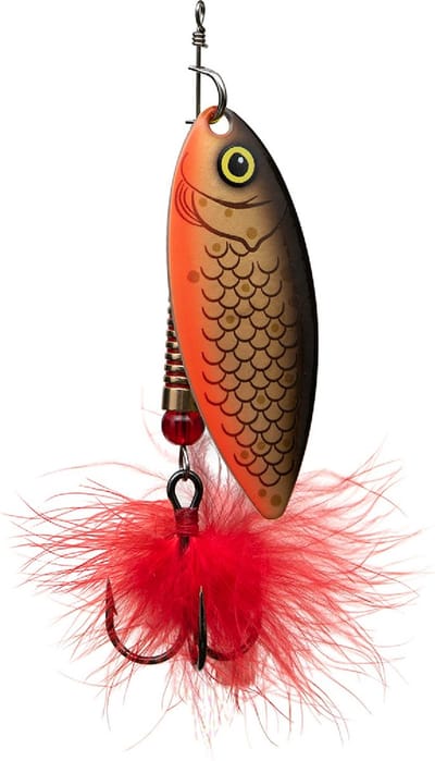 Fox Rage Ultra UV Spinners - Maat : Hot Olive size 6 - 26g - haak 2/0
