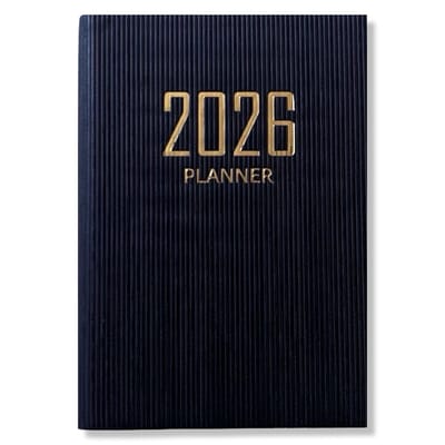 2026 Agenda - Weekagenda 7D/2P - A5 Softcover Zwart - 15x21cm