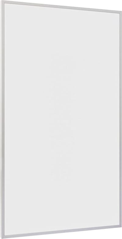 Mobiele Elektrische Verwarming - Infrarood Verwarmingspaneel met Stekker - Waterdicht Verwarmingspaneel - Wit - 600watt - 90,5 x 2,2 x 50,5 cm