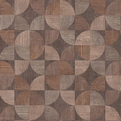 Hout behang Profhome 369131-GU vliesbehang licht gestructureerd in hout look mat bruin beige grijs 5,33 m2