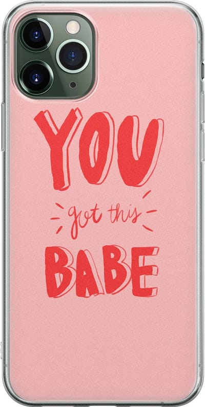 Leuke Telefoonhoesjes - Hoesje geschikt voor iPhone 11 Pro Max - Where to go next - Soft case - TPU - Tekst - Roze