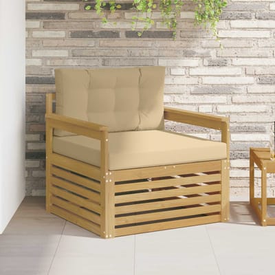 vidaXL - Buitensofa - Polyester - Wit