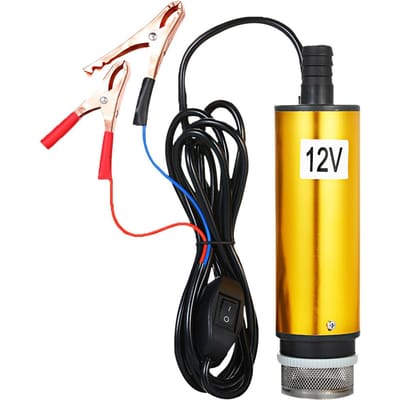 DC 12 V/24 V Dompelpomp voor het verpompen van dieselolie Water 51 mm Waterolie Dieselbrandstofoverdrachtpomp 12V
