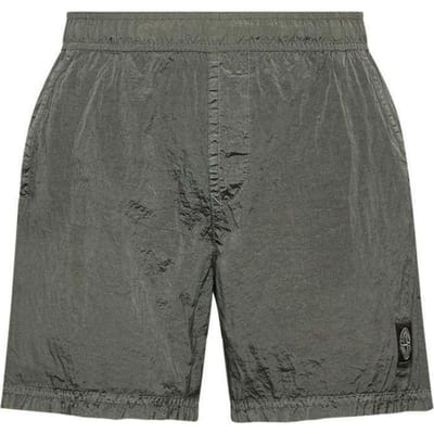 Stone Island Logo Regular Fit Comfortabele Casual Zwembroek Heren zwembroek Militaire Groene K1S15B1000-09S0043-V0054 L gray