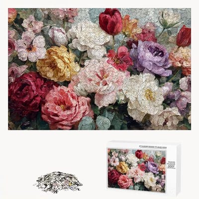 3000 stukjes puzzel - Houten legpuzzel - Ontspanning thuis - Robuust lindehout - 111 x 87 cm - Kleurrijk