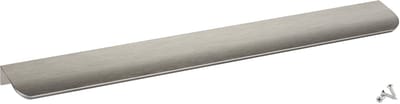 SOTECH meubelgreep Blanket Tommy geborsteld RVS-look 350 mm greeplijst voor montage achter binnen voorzijde incl. bevestigingsschroeven