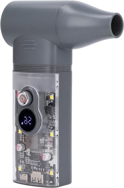 Elektrische Bladblazer - Draadloze Stofverwijderaar - Apparaten Reinigen - 100.000 RPM Motor - 381 gram - Zwart