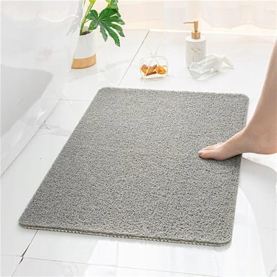 Antislip Badmat - Douchemat - 40x60 cm - voor in De Douche - Antislipmat Waterdoorlatend - Grijs
