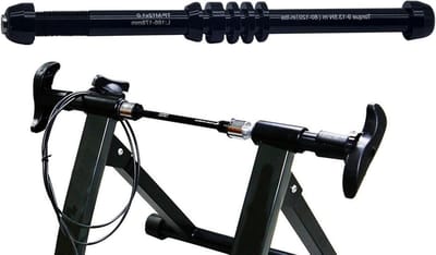 Steekas - Fietsas Trainer - Indoortraining Fiets - Verstelbare Breedte - 19.9 cm Lengte - Zwart