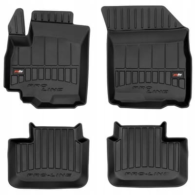 Frogum - 3D Pro-Line - Automatten Set - Geschikt voor FIAT Sedici 2006-2014 - 4-delig - Hoge Rand 6cm