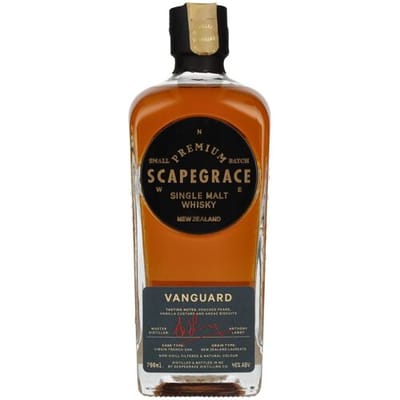 Scapegrace VANGUARD Newzealand Small Batch Single Malt Whisky 46% Vol. 0,7l