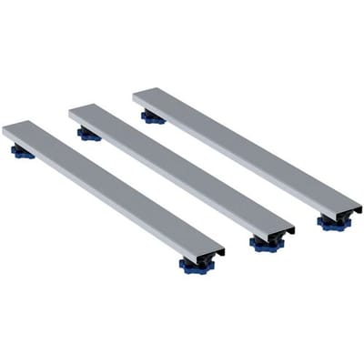 Geberit raw construction set for stone resin shower trays, up to 140 cm, 62.5 x 6 cm 554.955.00.1
