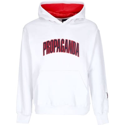 Herensweater met capuchon College Hoodie Wit