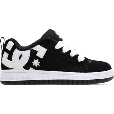 DC Shoes Court Graffik Peuterschoenen - Zwart - Maat 28 - Suède