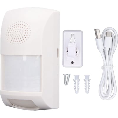 Alarme à détecteur de mouvement infrarouge Professionnel Haute Sensibilité WiFi Sans Fil Détecteur de Mouvement PIR white