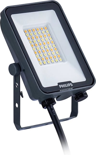 Philips - LED breedstraler Ledinaire BVP167 grijs 30W 3600lm 40D - 830-840-865 | IP65 symmetrisch