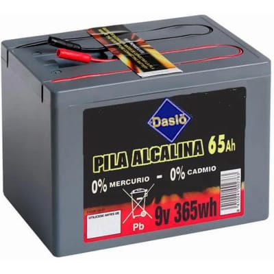 Alkalinebatterij Daslö 9V 365WH