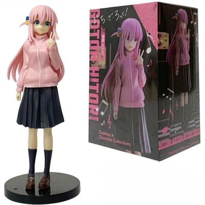 10cm BOCCHI THE ROCK! Anime Model #2069 Gotoh Hitori Actiefiguur Kawaii Gitariste Meisje Model PVC Verzamelmodel Speelgoed