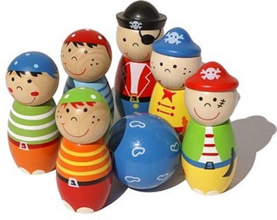 Simply For Kids 22107 Houten Kegelspel Piraten
