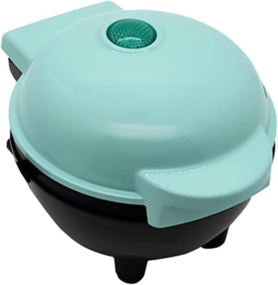 Wafel Hoorntjes Maker - Wafelijzer Kegels - Desserts Maken - Gelijkmatige Verwarming - 17x13x17 cm - Blauw