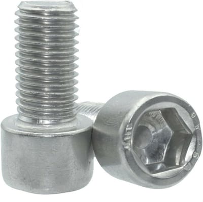 Binnenzeskantkopschroeven - Cilindrische kopschroeven - Machinebouw - Volledige schroefdraad - M10x25 - Roestvrij staal