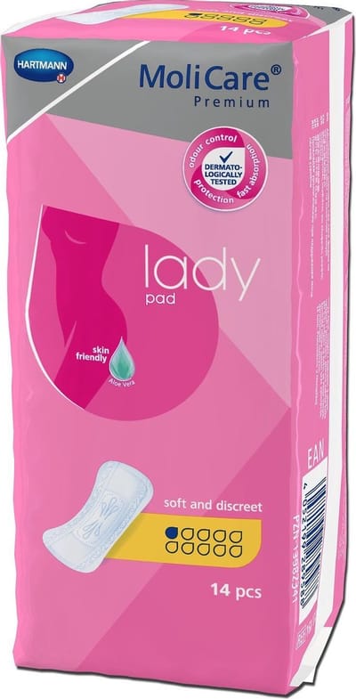 Hartmann Molicare Premium Lady Pads 1 druppel - 1 pak van 14 stuks