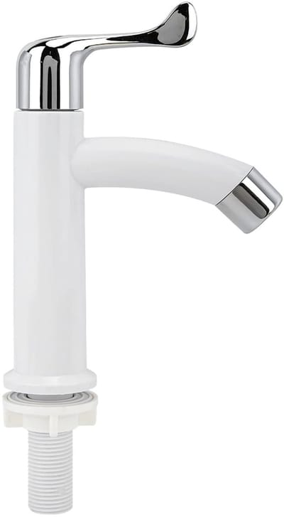 Dailygoods- Wastafelkraan Modern Design - Eenvoudige Installatie - Roterende Waterafvoer - Hoogwaardig ABS - Praktisch en Stijlvol - Badkamerkraan